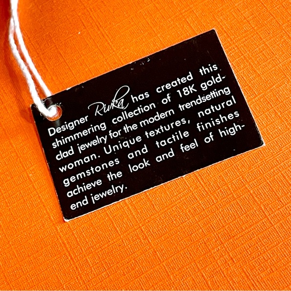 RIVKA FRIEDMAN 18K GOLD CLAD WRAPPED KNOTTED MINA CUFF WIDE STATEMENT BRACELET - Picture 4 of 9